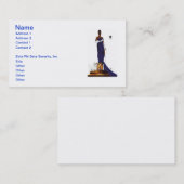 Zeta Phi Beta Sorority Business Cards Visitenkarte (Vorne/Hinten)