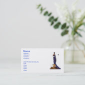 Zeta Phi Beta Sorority Business Cards Visitenkarte (Stehend Vorderseite)