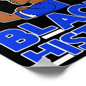 Zeta Phi Beta Studentinnenverbindung Black Queen P Poster (Ecke)
