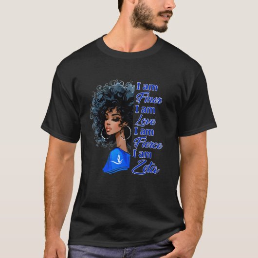 Zeta Phi Beta Studentinnenverbindung Sisterhood HB T-Shirt (Vorderseite)