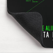 ZETA RETICULI das Zuhause Alien Mousepad (Ecke)