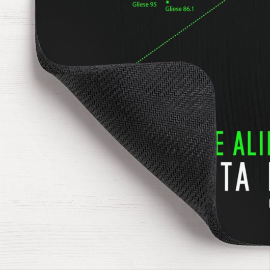 ZETA RETICULI das Zuhause Alien Mousepad (Ecke)