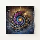 Zeta & Spiral Mathematik Notizblock (Rückseite)