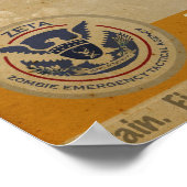 ZETA Zombie Victory Poster (Ecke)