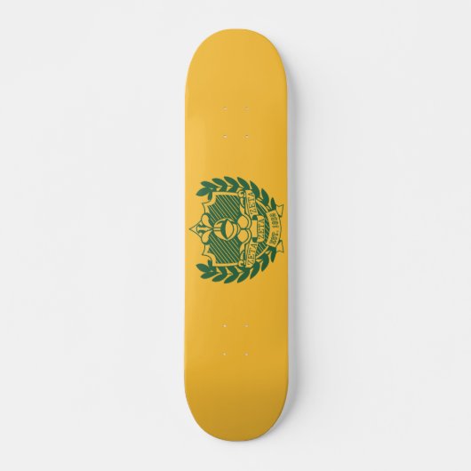 ZetaZetazeta-Brüderlichkeits-Wappen - Farbe Skateboard (Vorne)