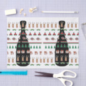 Zettel für Geschenke Umhüllung Mutter, Vater, Fami Seidenpapier (Handwerk)