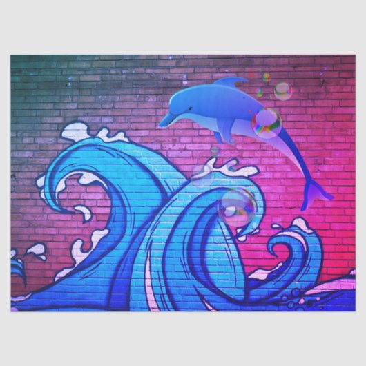 Zettel zur Graffiti City Wall Seidenpapier (Vorderseite)
