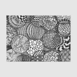 Zettelpapier für gezogene Designs Seidenpapier