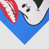 Zetteltafel blau seidenpapier (Ausschnitt)