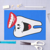 Zetteltafel blau seidenpapier (Handwerk)