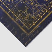 Zetus-Konstellationspapier Seidenpapier (Ausschnitt)