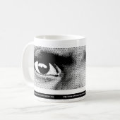 ZEUGE-Augen-Tasse Kaffeetasse (Vorderseite Links)