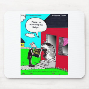 Zeuge Dachs Lustige Tassen Karten T-Shirts & Gesch Mousepad