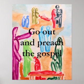 Zeuge des Evangeliums Poster