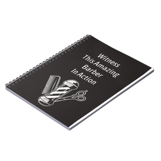 Zeuge dieses Phantastischen Barbers Notizblock (Linke Seite)