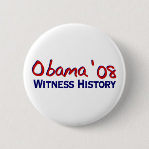 Zeuge-Geschichte Obama 08 Button