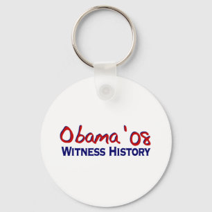 Zeuge-Geschichte Obama 08 Schlüsselanhänger