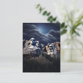 Zeuge von Mount Rushmore's Grandeur #3 Postkarte (Stehend Vorderseite)