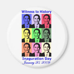 Zeuge zur Geschichte: Obama-Einweihung Magnet