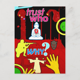 "Zeugenaussage" Postkarte