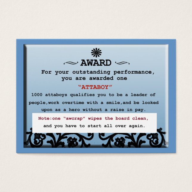 Zeugnis (Vorderseite)