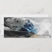 Zeugnis über das Rauchen von brennendem Gepäck Einladung (Vorderseite)