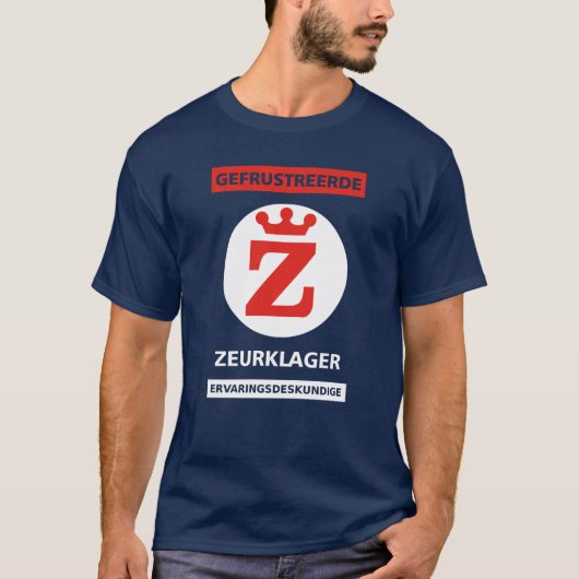 'Zeurklager' parodie Recht op spreken T Shirt (Vorderseite)