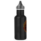 Zeus alte Schildkunst Edelstahlflasche (Links)
