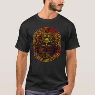 Zeus' altes Schild-Kunstposter T-Shirt