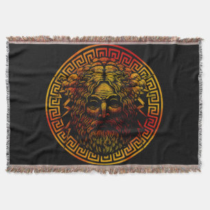 Zeus' antiker Schild Kunstprint Decke