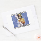Zeus-Aufkleber Rechteckiger Aufkleber (Umschlag)