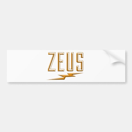 Zeus Autoaufkleber (Vorne)