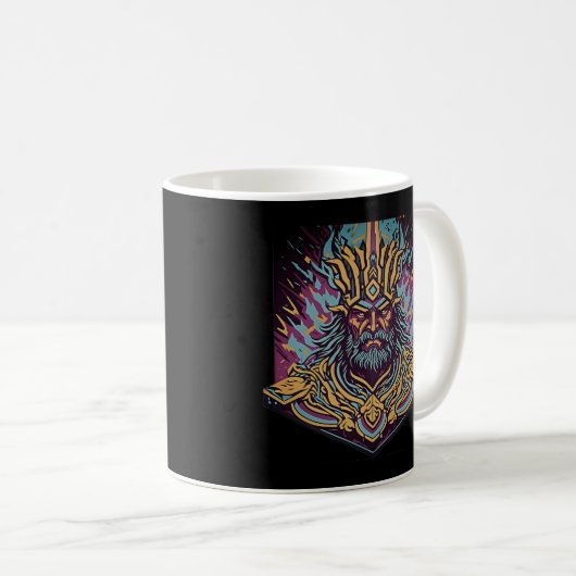 Zeus - Donnergott Kaffeetasse (VorderseiteRechts)