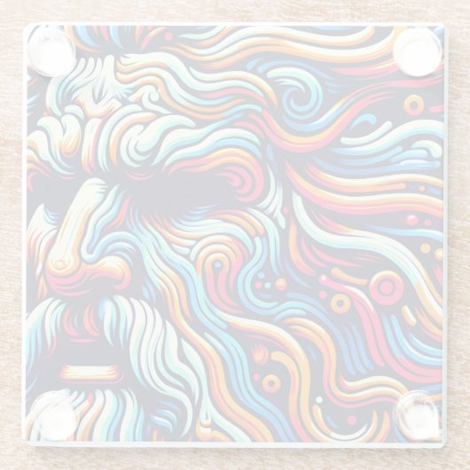 ZEUS GLASUNTERSETZER (Rückseite)