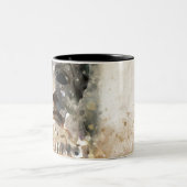 Zeus God of Thunder Greek Mythology - Jupiter Zweifarbige Tasse (Mittel)