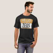 Zeus Greek Mythology Ancient Greek God Greek Mytho T-Shirt (Vorne ganz)