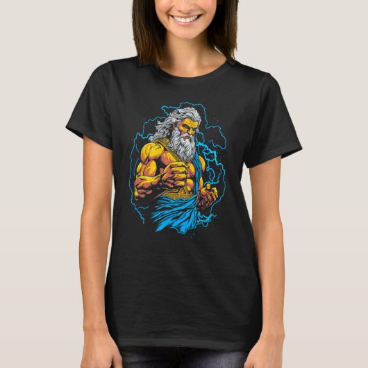 Zeus Greek Mythology Jupiter T-Shirt (Vorderseite)