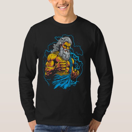 Zeus Greek Mythology Jupiter T-Shirt (Vorderseite)