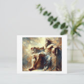 Zeus griechischer Gott von allen, Postkarte (Stehend Vorderseite)