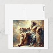 Zeus griechischer Gott von allen, Postkarte (Vorne/Hinten)