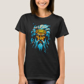 Zeus Griechischer Mythologie Gott des Himmels T-Shirt (Vorderseite)