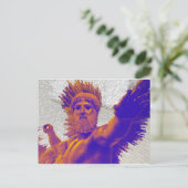 Zeus - Jupiter Postkarte (Stehend Vorderseite)