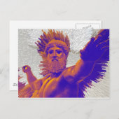 Zeus - Jupiter Postkarte (Vorne/Hinten)