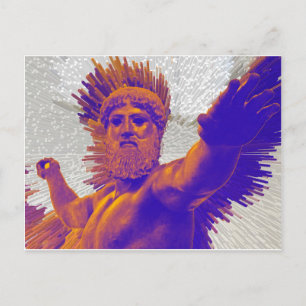 Zeus - Jupiter Postkarte