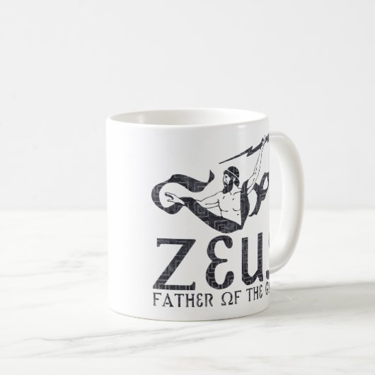 Zeus Kaffeetasse (VorderseiteRechts)