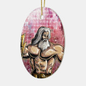 Zeus Keramik Ornament (Links)