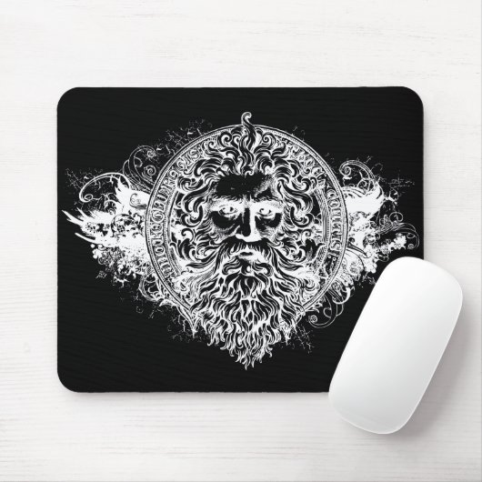 Zeus-König Of die Gott-Mausunterlage Mousepad (Mit Mouse)