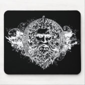 Zeus-König Of die Gott-Mausunterlage Mousepad (Vorne)
