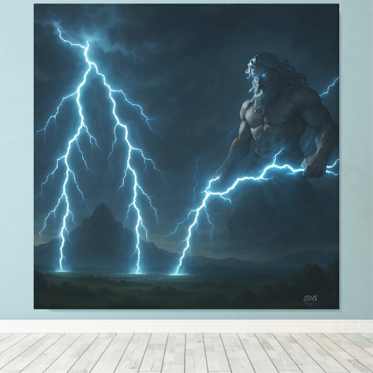 ZEUS LEINWANDDRUCK (Insitu (Holzboden))