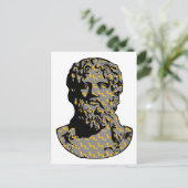 Zeus-Marmorstatue Postkarte (Stehend Vorderseite)